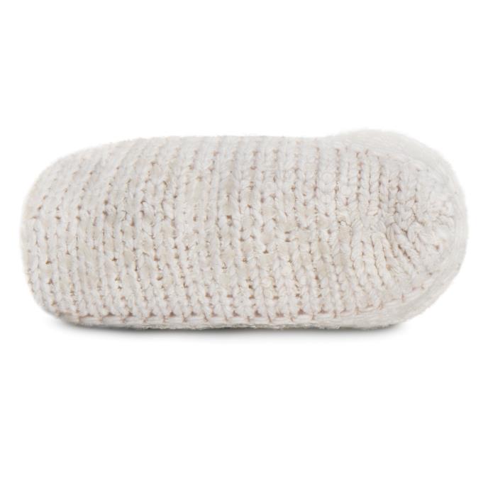 totes toasties® Ladies Chunky Knitted Booties Cream Extra Image 6